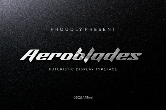 Aeroblades: A Futuristic Display Font for Modern Marketing