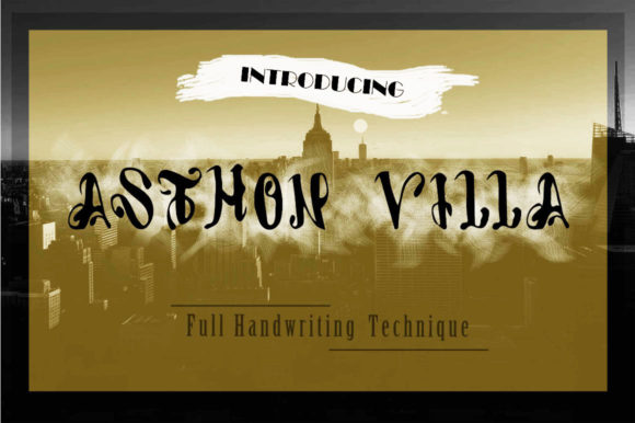 Aston Villa Font for Modern Web Design