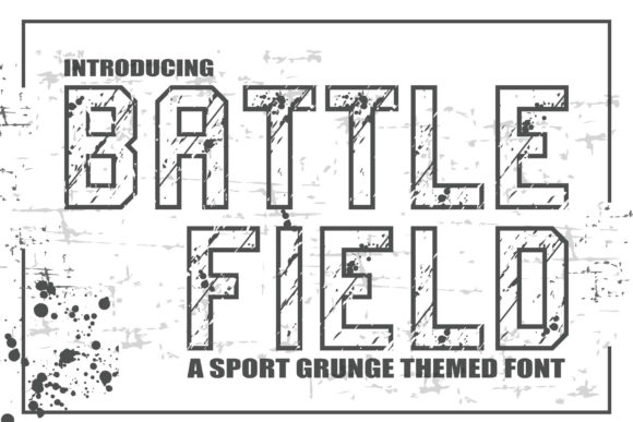Battlefield Font for Handmade and Commercial Projects