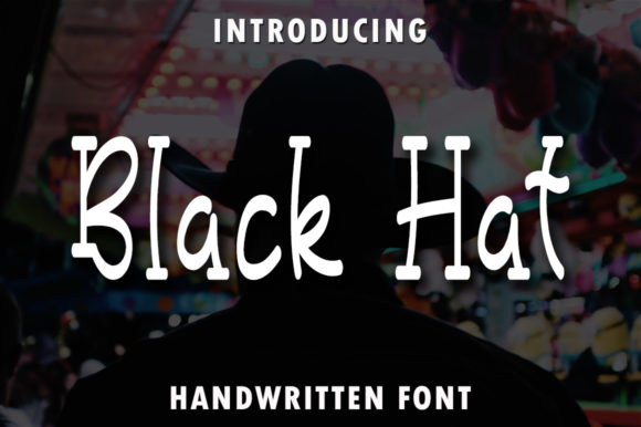 Black Hat: A Quirky Display Font for Editorial Creativity