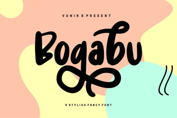 Bogabu: A Trendy Display Font for Modern Branding