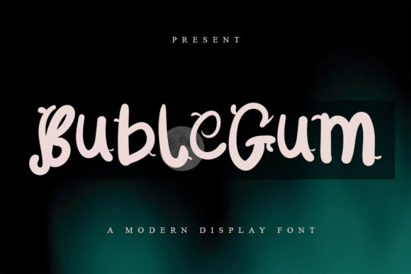 BubleGum: A Whimsical Font for Modern Branding