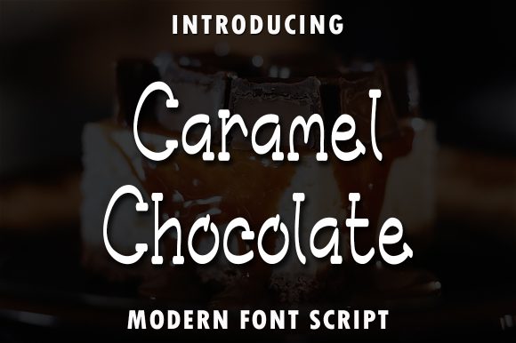Caramel Chocolate Font for Branding and Design