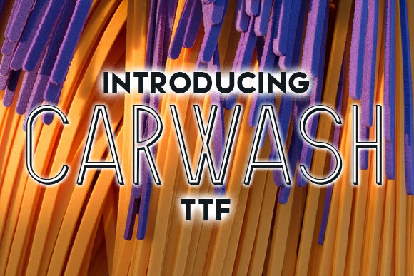 Carwash Font for Professional Branding