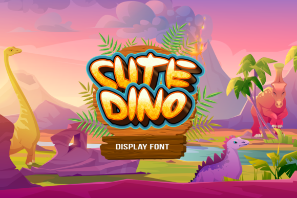 Cute Dyno: A Playful Display Font for Bold Branding