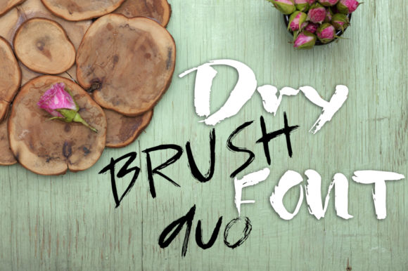 Dry Brush Duo Font for Handmade Creations