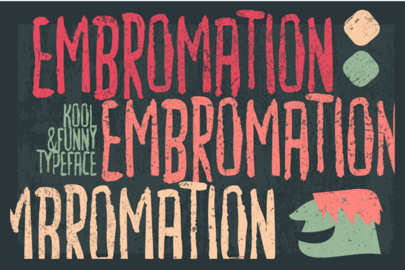 Embromation: A Display Font with Editorial Charisma