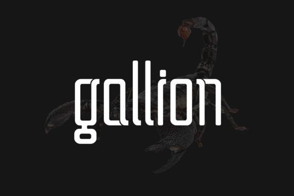 Gallion Font for Small Business Branding