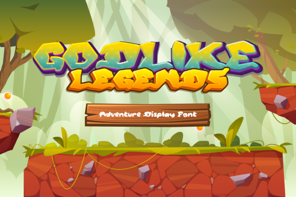 Godlike Legends: A Playful Font for Handmade Creations
