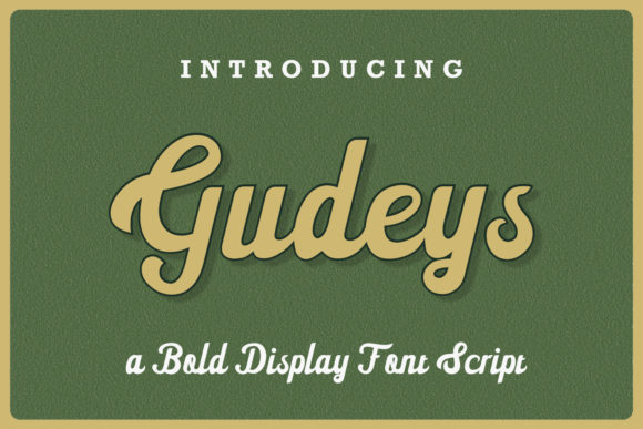 Gudeys Font for Bold Brand Campaigns