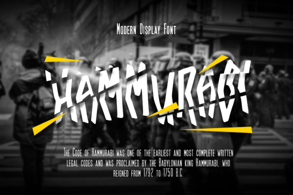 Hammurabi Font for Branding: A Quirky Touch with Professional Polish