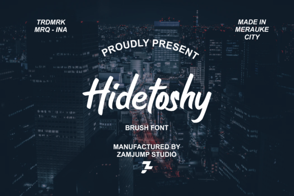 Hidetoshy: A Trendy Display Font for Modern Campaigns
