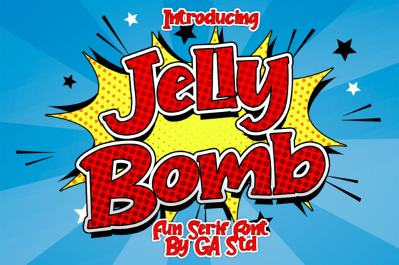 Jelly Bomb: A Friendly Display Font That Adds Personality to Designs