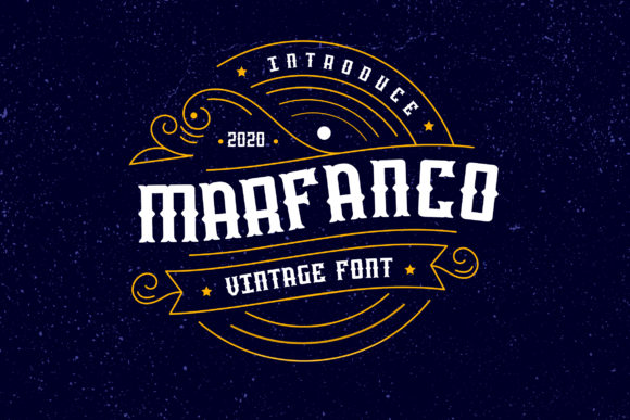 Marfanco: A Display Font for Bold Visual Statements