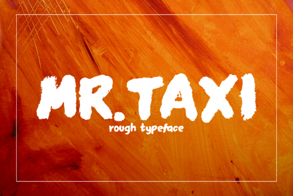 Mr Taxi: A Quirky Display Font for Bold Branding