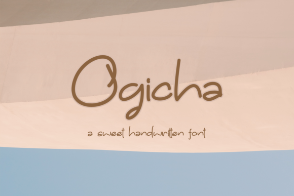 Ogicha: A Sweet Handwritten Font for Digital Branding