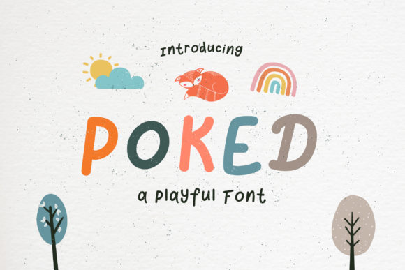 Poked Font for Web Design and Branding
