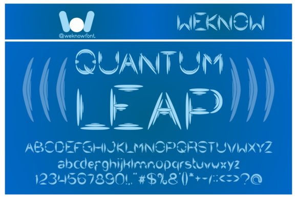 Quantum Leap: A Futuristic Font for Bold Web Designs