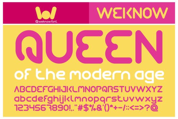 Queen of the Modern Age: A Futuristic Font for Web Design