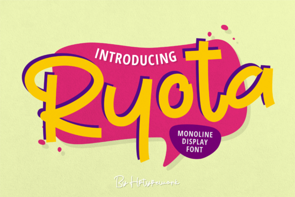 Ryota: A Modern Font for Handmade Creations