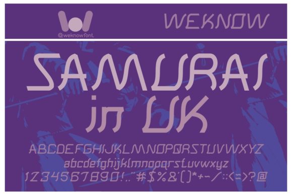 Samurai in Uk: A Font That Elevates Brand Identity