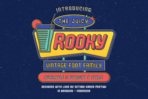 The Juicy Rooky Font for Handmade Creations