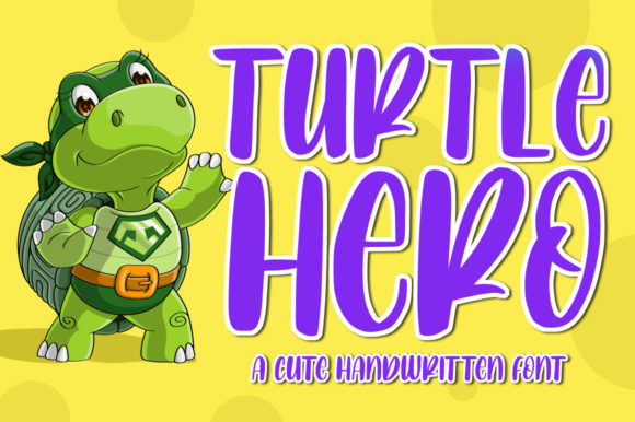 Turtle Hero: A Playful Font for Polished Branding