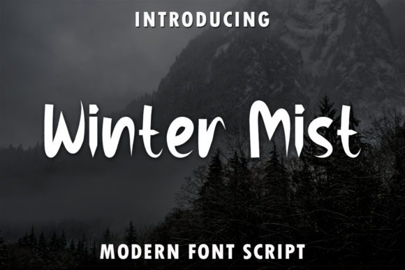 Winter Mist: A Stylish Display Font for Modern Web Design